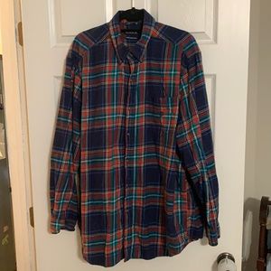 2XLT Chaps Flannel button down